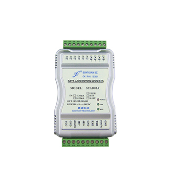 7、SY AD 04/SY AD08系列低成本模擬量轉(zhuǎn)RS485多路輸入端共地型總線智能傳感器模塊